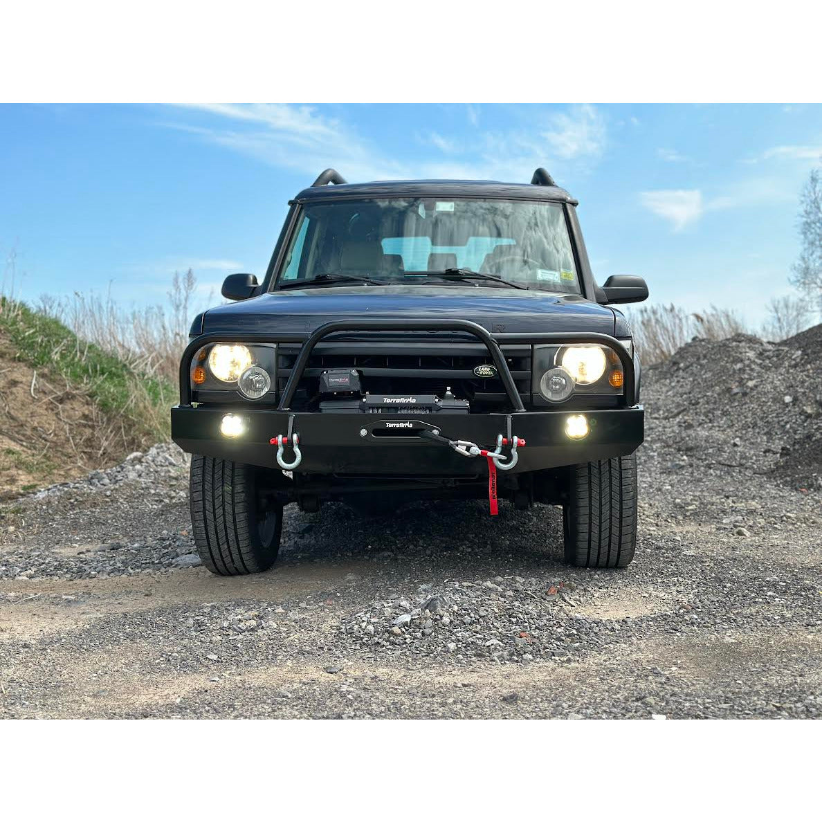LUCKY 8 DISCOVERY 2 FRONT HD STEEL BUMPER – Lucky8 Off Road