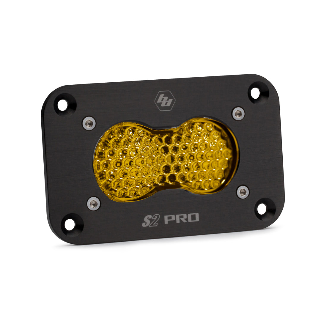 BAJA DESIGNS S2 PRO, LED FLOOD, AMBER, FLUSH MOUNT – Lucky8 Off Road