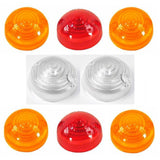 Land Rover DEFLAMPKIT 8-piece lamp lens set for Defender 90 110 130 and Series 3 clear amber red