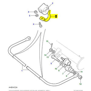 Rear Sway Bar Bushing Bracket