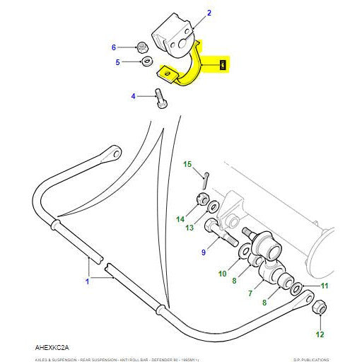 Rear Sway Bar Bushing Bracket