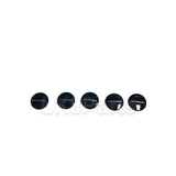 605123545 Silver Script Wheel Center Caps Genuine Set of 5 fits Defender L663
