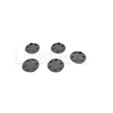 605123545 Silver Script Wheel Center Caps Genuine Set of 5 fits Defender L663