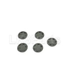 605123545 Silver Script Wheel Center Caps Genuine Set of 5 fits Defender L663