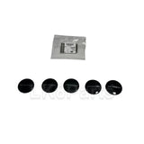 605123545 Silver Script Wheel Center Caps Genuine Set of 5 fits Defender L663