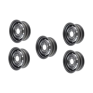 Terrafirma Set of 5 Steel Wolf Style Wheels