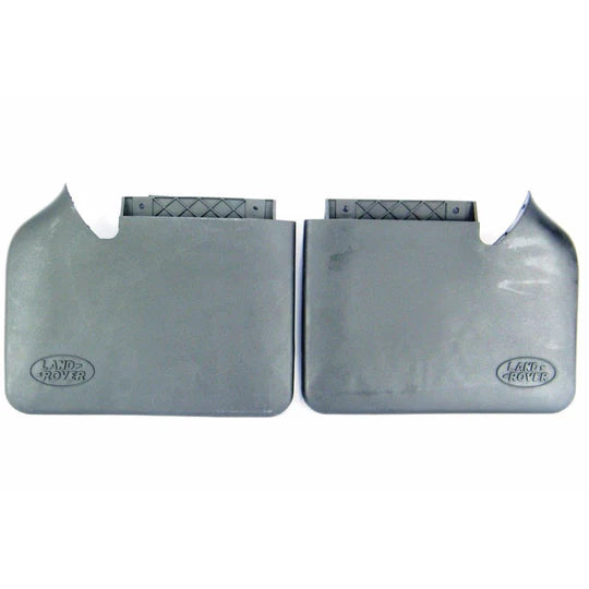 OEM CAS100900 CAS100910 mud flap set for Land Rover Discovery II (1999–2004). Genuine protection for front or rear fitment.