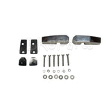 Stainless Steel and Polished Windscreen Brackets Pair