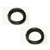 DA1158-Headlamp Headlight Bowl with Black Bezel Set fits Defender/Series/RRC