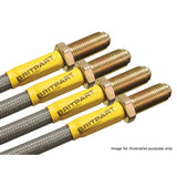 Extended Std+40mm Braided Brake Hose Kit