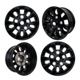 16'' Black Sawtooth Alloy Wheel