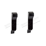 DA8943-Door Lock Plungers Button Black Anodised Aluminium for Defender