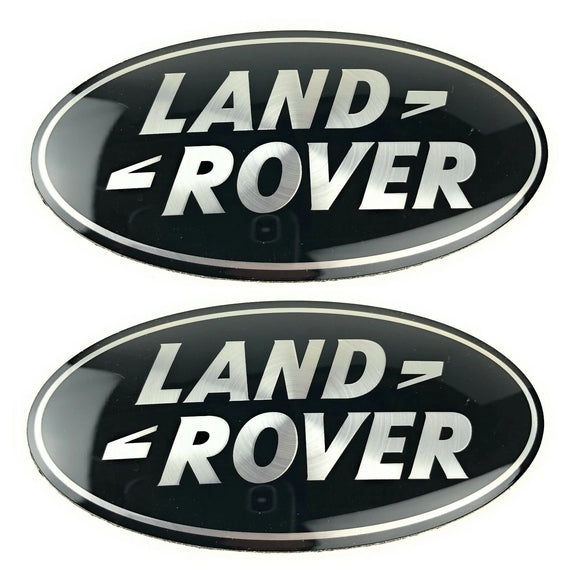 DAG500160-Black on Silver Front Grille Badge Genuine