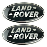 DAG500160-Black on Silver Front Grille Badge Genuine