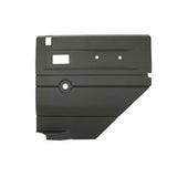 Complete Set of Door Cases Manual Lift in Black for Defender up to 2007