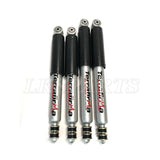 Terrafirma TF125 front & TF126 rear All Terrain shock kit for Range Rover P38 1995-2002 with improved ride & durability