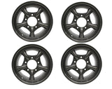 Mach 5 16x8 anthracite alloy rim – fits Land Rover Defender, Discovery 1, and Range Rover Classic – DA2472 GA2472 – ET10 offset.