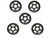 Mach 5 16x8 anthracite alloy rim – fits Land Rover Defender, Discovery 1, and Range Rover Classic – DA2472 GA2472 – ET10 offset.