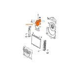 LR023080 PCD500030 coolant reservoir bottle and cap kit for Range Rover L322 2006 to 2009
