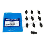 LR033144-Wind Shield A Pillar Finisher Push Rivet Retainer Clips x10