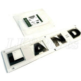 Hood Land Rover Name Plate Lettering in Gloss Black Finish Genuine