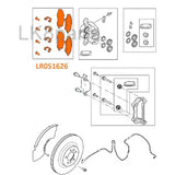 2010-2013 LR4/RRS Front Brake Pads