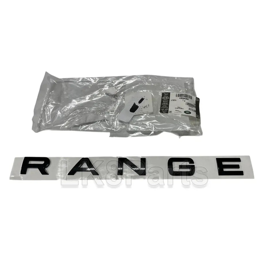 Black Tailgate Lettering 