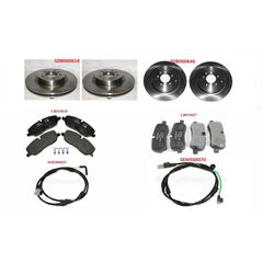 RANGE ROVER SPORT BRAKE PADS AND ROTORS