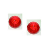 Tail Brake Light Lamp Red Lens Set x2