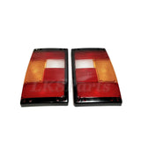 Rear Tail Light Lamps LH and RH LENS with Black Edges for Range Rover Classic