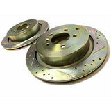 Rear Brake Rotor Disc Set