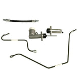 Clutch cylinder and pipe kit for Land Rover Series 3 – includes STC500100, 591231, and new hydraulic pipes – excludes 109" V8 models.