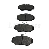 D2/P38 Front Brake Pads - Delphi