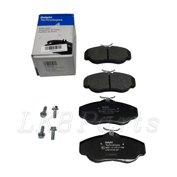 D2/P38 Front Brake Pads - Delphi
