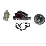 Addicted cooling kit for Discovery 2 L318 V8, low temp thermostat, water pump, and fan clutch