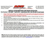 ARP Engine Head Stud Kit