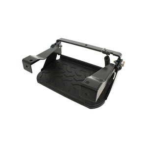 Single Fold Down Rubber Topped Side Step