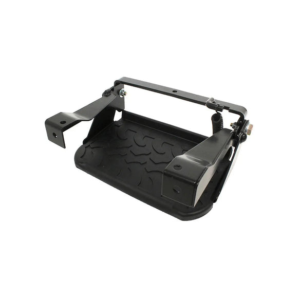 Single Fold Down Rubber Topped Side Step