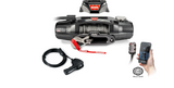 WARN ZEON XD 10-S winch 110010, 4,536 kg (10,000 lb) electric recovery winch with synthetic rope and hawse fairlead