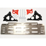 TF0016-Silver Alloy Skeleton Steering Guard RHD LHD for Defender 83-16