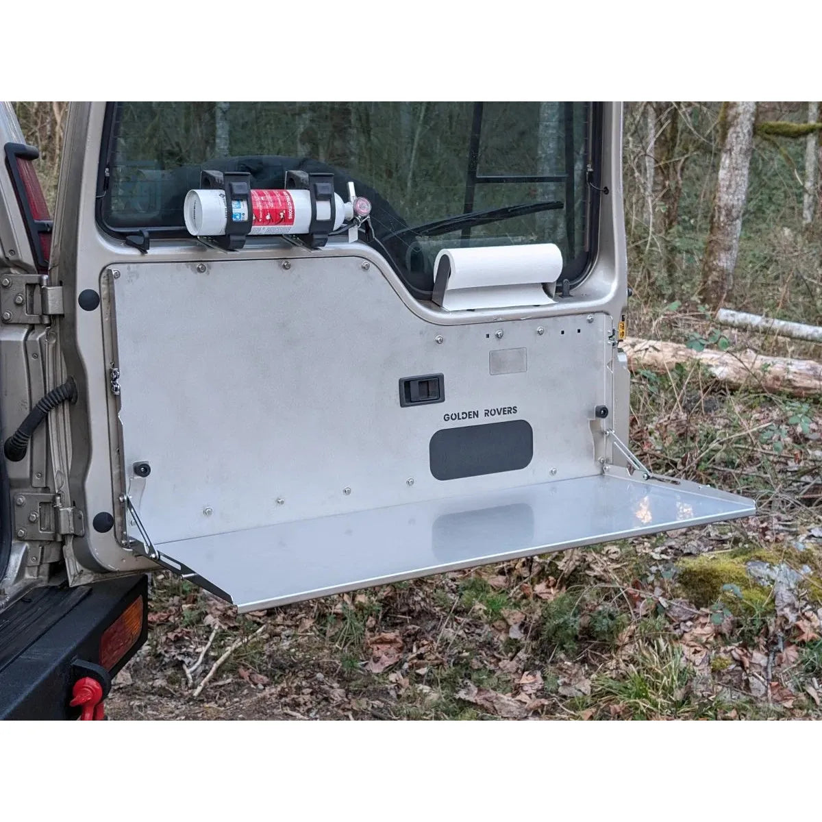 Golden Rovers Rear Door Fold-Down Table – Lucky8 Off Road