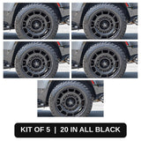 Iconisus Double Slot Wheel Kit of 5 Defender L663 18 or 20