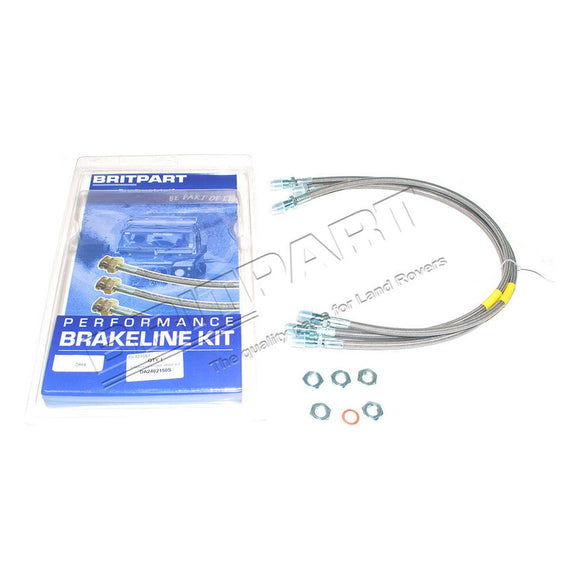 Stainless Steel Braided Brake Hose Kit