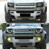 New Defender L663 Yellow Fog Light Kit