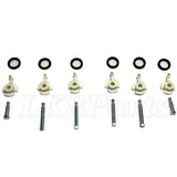 Headlamp adjuster clip set STC1232 for Land Rover Discovery I and II, includes three clips for one headlight.