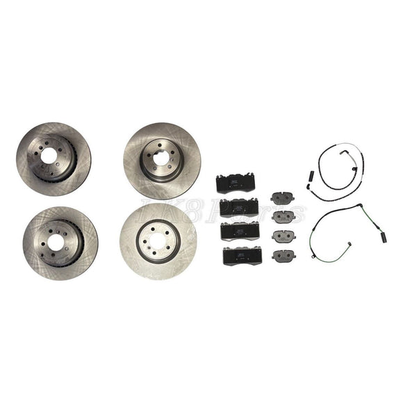 Front and Rear Rotors Pads and Sensors Kit 5.0L SC