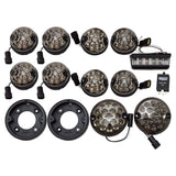 Deluxe LED Smoked Light Kit 73mm LED Style