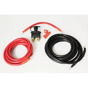 Terrafirma Extended Winch Cables 4m and Isolator Switch