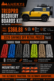 🚨 LIMITED TIME DEAL – TredPro Recovery Boards + Proud Rhino Roof Mount Kit | Only $368.88 – Save $220!
