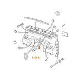 Bonnet Rubber Buffer Set